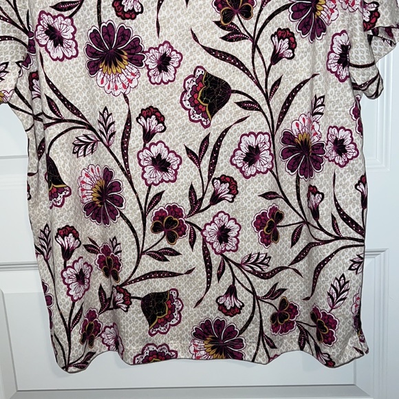 LOFT Botanical Everyday Crew Tee, Size XL, NWT - Picture 6 of 12